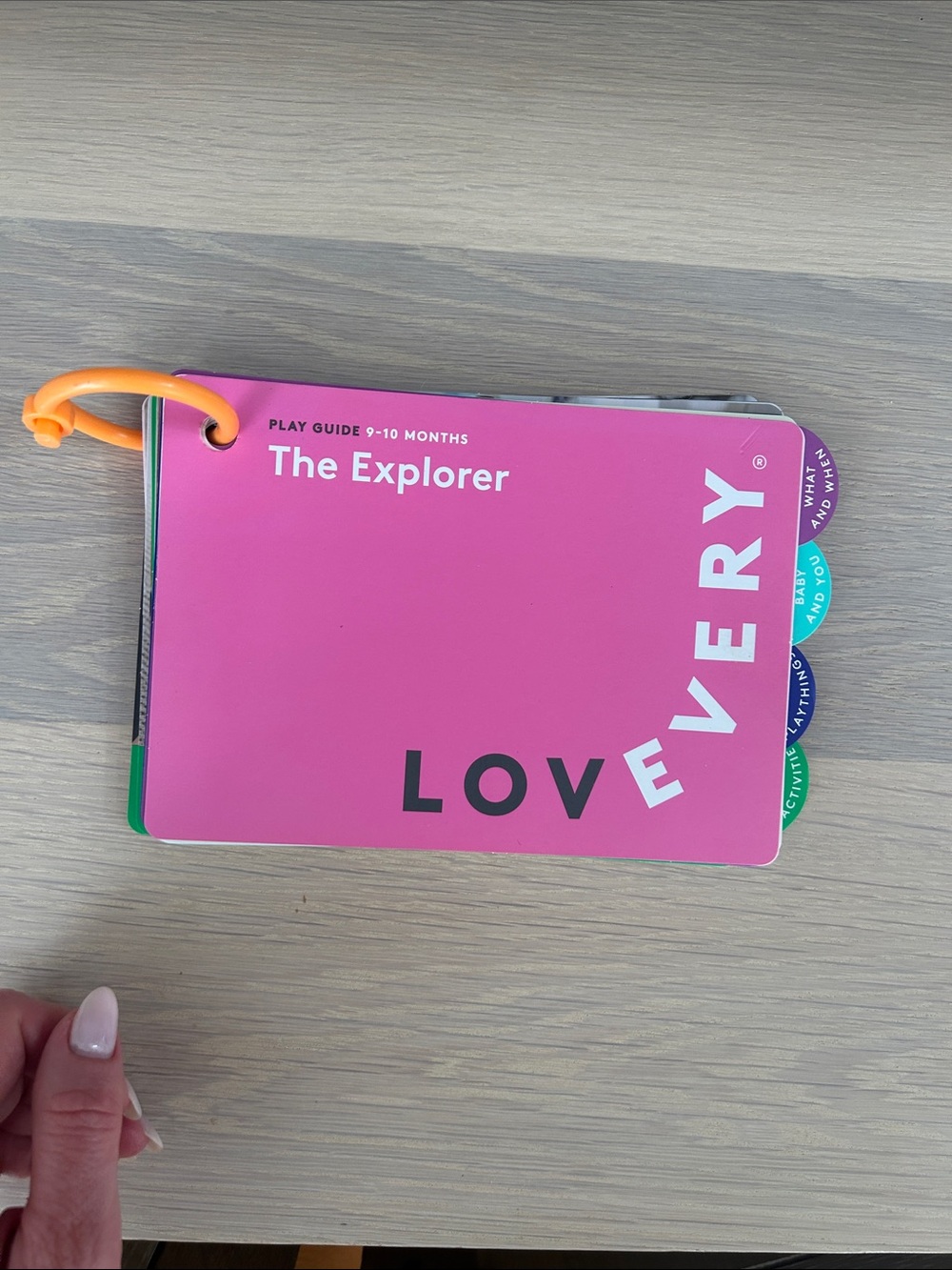Lovevery The Explorer Play Guide 9-10 Months Montessori Baby
